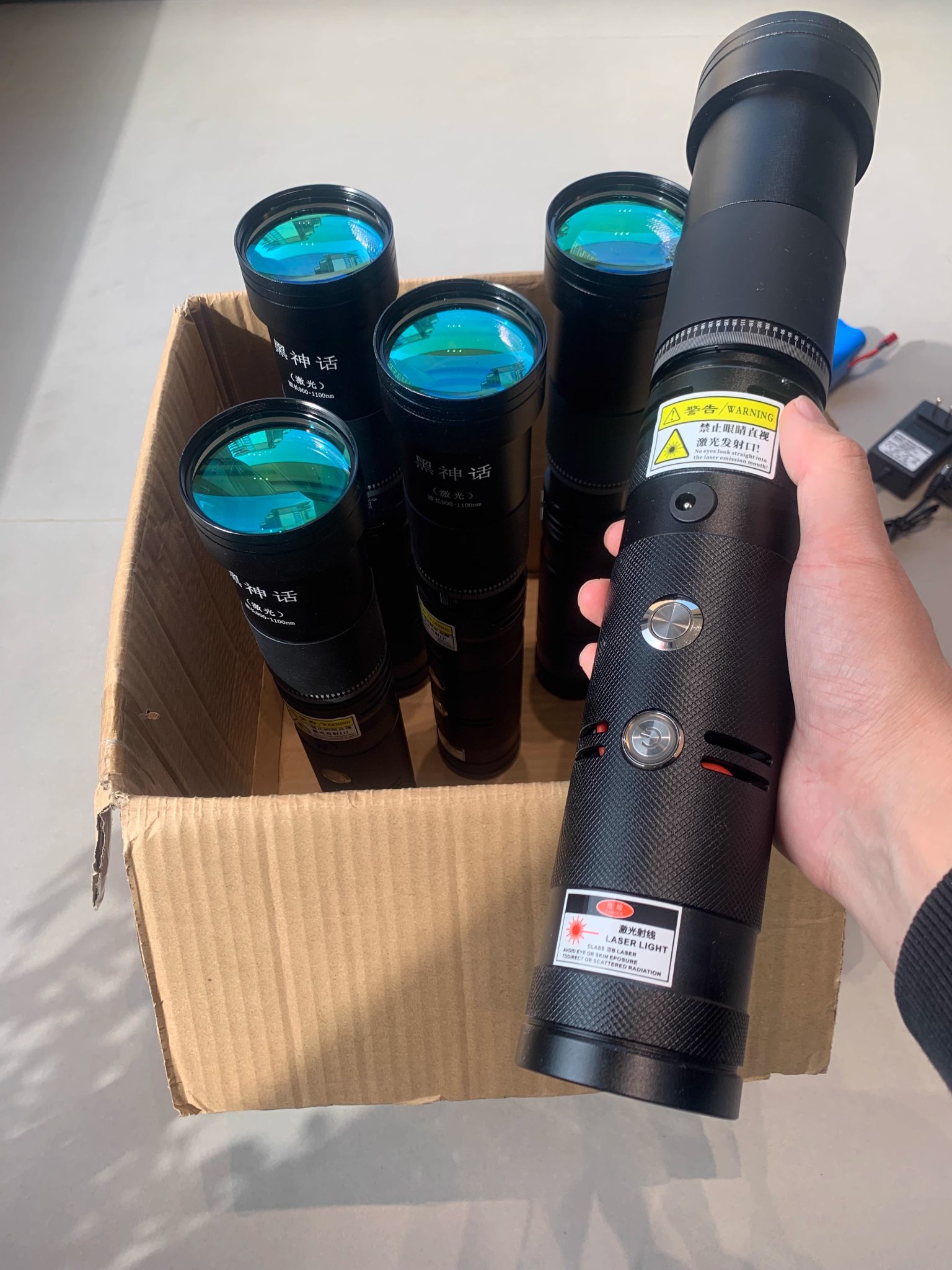 120-watt laser igniter/laser cannon/laser emitter, Equipped with a ...
